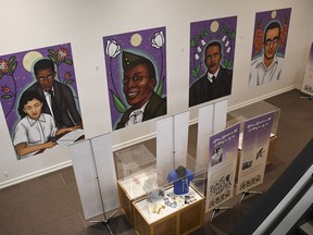 The Chatham-Kent Museum will be displaying an exhibition called Let Us March on till Victory is Won: The Struggle for Racial Equity in Chatham-Kent and Ontario until April 16. The portraits shown here were designed by Mariah Alexander.