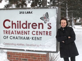 Children's Treatment Centre of Chatham-Kent executive director Donna Litwin-Makey is glad the province has not only committed to providing the 'lion's share' to build a nw centre, but has increased its operating budget by $850,000 to allow for more therapists to be hired to serve more children. PHOTO Ellwood Shreve/Chatham Daily News