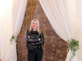 Lisa Lester, owner of Four Diamond Events, is happy that COVID-19 restrictions are easing as wedding season approaches. PHOTO Ellwood Shreve/Chatham Daily News