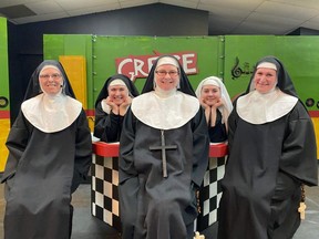 Cast members of the Seaway Valley Theatre Company's upcoming production of Nunsense.Handout/Standard-Freeholder/Postmedia Network
