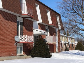 A portion of the Cumberland Gardens apartment complex. Photo on Monday, February 28, in Cornwall, Ontario.Todd Hambleton/Standard-Freeholder/Postmedia Network