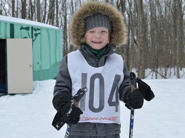 Ewan Doucette ready to take on the trails at Skifest on Sunday February 27, 2022 in Summerstown, Ont. Shawna O'Neill/Cornwall Standard-Freeholder/Postmedia Network