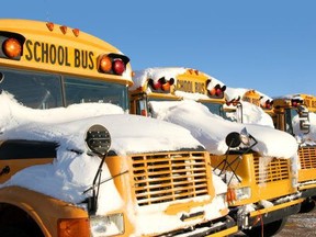 If the school buses are not running, high school sports are cancelled in the Sudbury area
