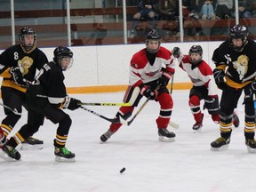 The Hanna Colts U15 team hosted Beiseker on Feb. 4 with the two teams holding their own against one another ending in a 2-2 tie. The team currently has no more home games scheduled. They are currently ranked third in their division. Misty Hart/Postmedia