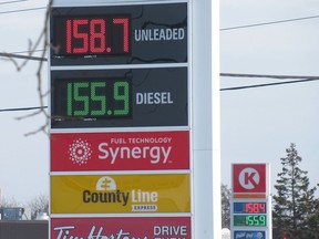 Fuel prices across the country have reached record highs, including in Kingston on Monday.