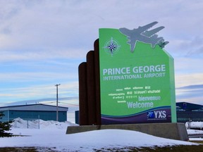 A picture of the Prince George airport