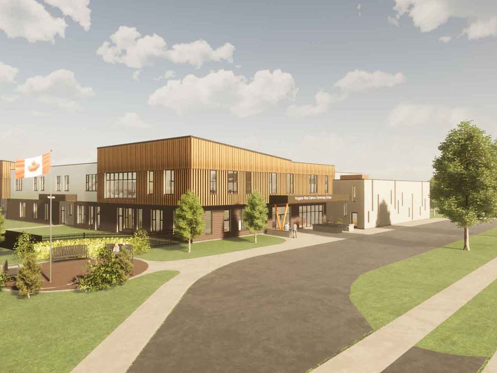 Construction delays postpone opening of Kingston West Catholic school