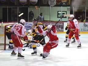 File photo
The Elliot Lake Red Wings get back on the ice for their first game of the new year on Feb. 4 in French River. Their first home game is the following weekend.