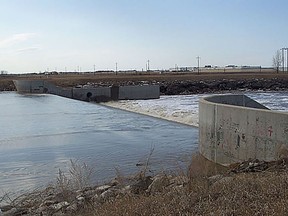 The Portage Diversion already saw some action this spring. (file photo)
