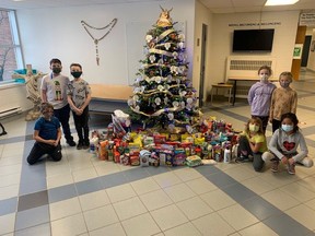 Our Lady of Sorrows School in Petawawa held a Christmas Angels Fundraiser for the Petawawa Pantry Food Bank in December. RCCDSB photo