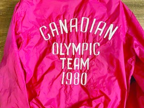 Steve Nolan's 1980 Canadian Olympic team jacket.