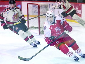 Home-grown product Alex Antoine is a top performer for the Elliot Lake Red Wings of the Northern Ontario Jr. Hockey League. SPECIAL TO SAULT THIS WEEK