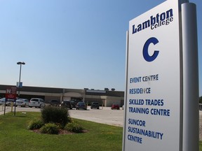 Lambton College event centre and residence building in Sarnia.