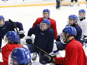 The Greater Sudbury Cubs held a practice at the Gerry McCrory Countryside Sports Complex in Sudbury, Ont. on Tuesday February 1, 2022. John Lappa/Sudbury Star/Postmedia Network
