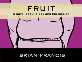 The cover of Fruit, the debut novel by Sarnia's Brian Francis published by ECW Press.
Handout