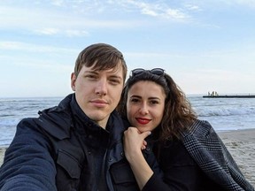 Oksana Semerneva and her husband Pavlo moved to Timmins from Ukraine.

Supplied photo