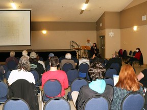 Approximately 40 people attended the open house Thursday night on the proposed cultural centre.