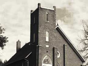 Empey Hill United Church on Deseronto Road north of Highway 401 in an undated file photo. Some of the proceeds of the sale of the church were donated to the Lennox and Addington County General Hospital.