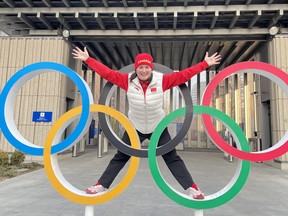 Stacey Colarossi, former head coach of the Laurentian University women's hockey team, served as a member of the coaching staff at the Beijing Winter Games.