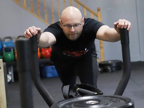 Matthieu Bonin is training for a 350-kilometre swim around Manitoulin Island this summer in support of the Multiple Sclerosis Society of Canada and in memory of his late aunt, Claire Poirier.