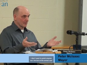 Powassan Mayor Peter McIsaac and the other members of his council thought it best for the municipality to scrap its COVID Mandatory Vaccination Policy and instead follow the guidelines of the province and health unit when managing its operations.
Screen capture