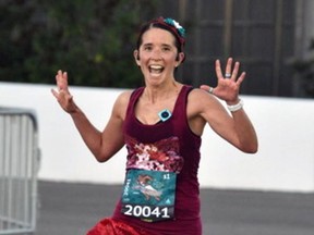 Sarah Kondo competes in the Disney Princess Race Weekend, Feb. 26-27, in Orlando, Fla. Submitted