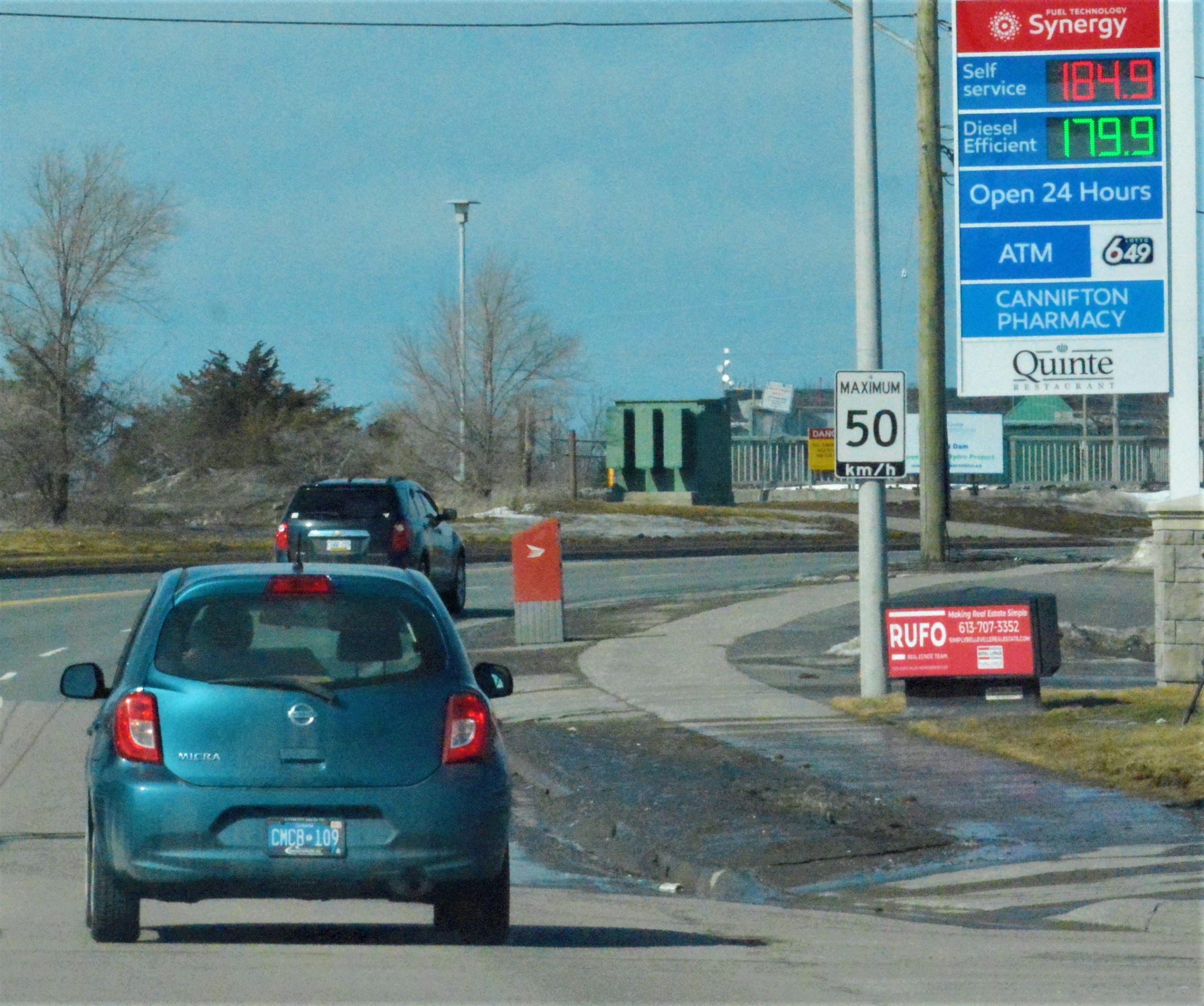 Gasoline prices surge 12 cents per litre at Bellevillearea pumps