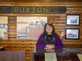 Shannon Prince, curator of the Buxton National Historic Site and Museum, shown in February 2021, was recently recognized with an award from the Ontario Heritage Trust for her dedication to conserving history. (Derek Ruttan/Postmedia Network)