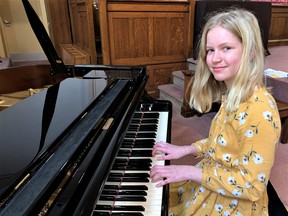 The annual Norfolk Musical Arts Festival returned to live competition this week following last year's virtual event on the internet.  Among those competing in the category of piano is Sloan Grozelle, 11, of Delhi.  The festival began Monday and winds up Wednesday.  – Monte Sonnenberg