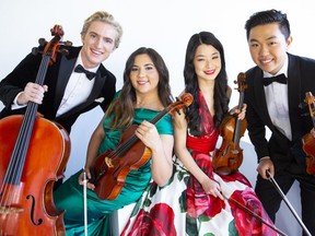 The Viano String Quartet will be performing at the High River United Church on March 25
