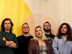 Kingston indie rock band Hinterwood — Jonah Baetz, Adam Chartrand, Sadie McFadden, Josiah Ascough and Max Tinline — are finally throwing a record release party Thursday night at BluMartini for their debut album, "Pavlova."