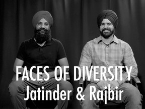 Director/producer Koi Thompson of Ballinran Entertainment recently completed the first five episodes of her Faces of Diversity short-documentary series, through which newcomers living in Stratford and Perth County shared their stories of immigrating to Canada. Pictured, Jatinder and Rajbir Singh shared their story of immigrating to Stratford from India to find jobs as mechanical engineers only to find there wasn't anywhere to buy the food and staples they were accustomed to back home, leading them to open Stratford's first Indian grocer. (Submitted photo)