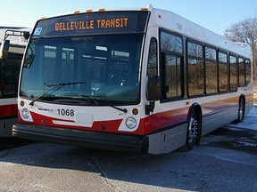 In a report to Belleville city council Monday by Joe Reid, general manager Transportation and Operations Services, results showed only 13 per cent of Ward 2 transit survey respondents said they would pay more on their tax bills to keep bus Route 9 – started in September 2021 – up and running permanently. POSTMEDIA