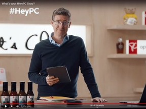 Handout/Cornwall Standard-Freeholder/Postmedia Network
A still image from the Loblaw Companies Ltd. "HeyPC" series of ads, featuring Galen Weston, from the President's Choice YouTube channel.