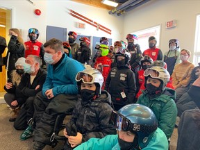 Nipissing MPP Vic Fedeli and Patricia Carr, representing Ontario Trillium Foundation, were special guests at Laurentian Ski Hill Saturday. Fedeli and Carr were thanked for the $100,000 to assist not-for-profits make it through the pandemic. Fedeli was invited to take a ride on the hill with the Nipissing Trackers.

Jennifer Hamilton-McCharles, The Nugget