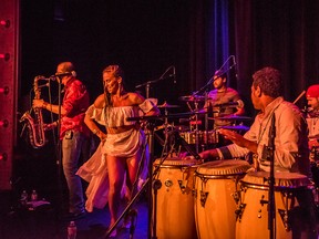 Battle of Santiago performs live in 2019. The band combines Afro-Cuban rhythms with a jazzy, post-rock spirit.