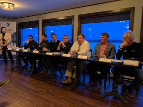 A public information was held at Average Joe's on Trout Lake Road Monday evening to provide parents and guardians information about Everest Academy. The high-performance hockey academy is coming to North Bay.

Jennifer Hamilton-McCharles, The Nugget