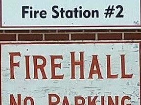 Sign at Huron Shores Fire Station 2. Chad Beharriell