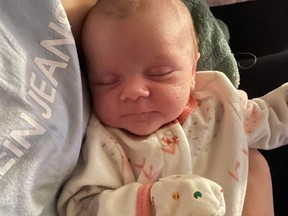 Karly and Nicholas Conrod of Dowling welcomed daughter Callie into the world on Feb. 19.
