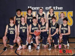 The John Maland High School boys basketball team finished their season with a seventh place finish at 2A provincials, March 18. The team finished the season 19-2, the school’s best basketball season in years. (John Maland High School)