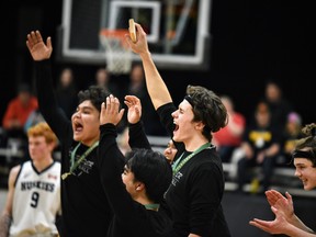 The St. Brieux boys basketball team won the regional championship at home and will host provincials this coming weekend. Omar Sherif / The Journal
