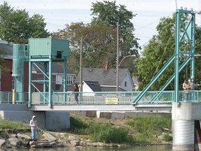 Wallaceburg's pedestrian bridge, shown in this 2013 file photo, needs a $1.6-million rehabilitation, according to Chatham-Kent's engineering department. (File photo/Postmedia Network)