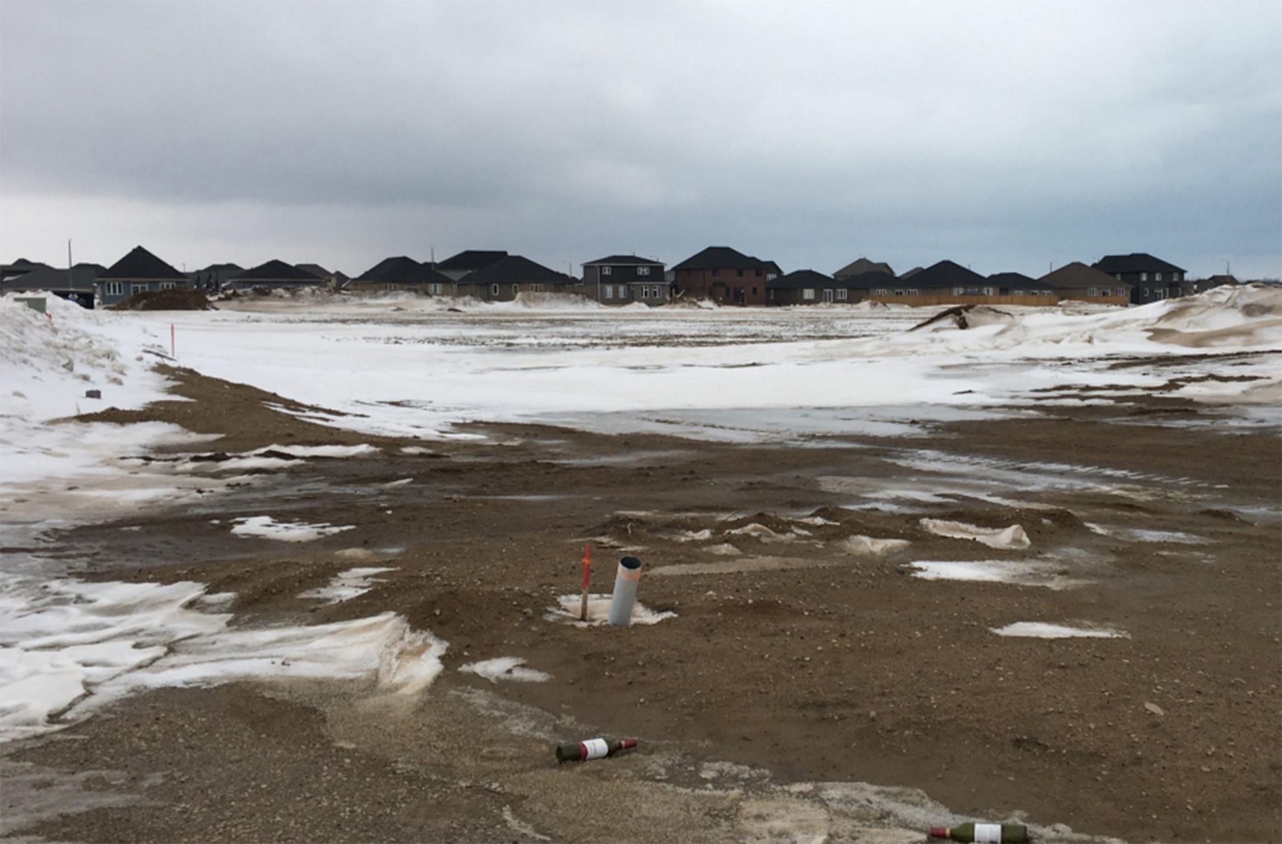 Some Mary Rose Avenue residents whose backyards back onto this vacant property between Waterloo and Bruce Streets in north Port Elgin said it is unfair for the Town to consider a developer’s request for zoning changes to allow 330 rental apartment units on the site in three buildings, between four and six storeys. The Lord Elgin Estates Development Limited rezoning application was discussed at a virtual public meeting March 21. [Town of Saugeen Shores]