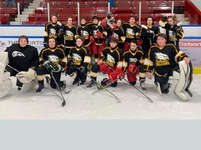 The Fellowes Falcons varsity boys' hockey team advanced to the Frozen Four to determine the varsity hockey champions of the the Upper Ottawa Valley High School Athletic Association. The semifinals and finals for boys and girls teams will be played in Renfrew March 30.