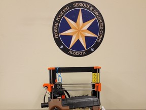 The CBSA and the Alerta RCMP joined forces with members of the Parkland RCMP detachment to thwart a 3D printed gun operation in Parkland County. Submitted.