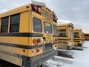 The Black Gold School Division is raising transportation fees for the 2022-23 school year to help cover rising fuel and insurance costs for bus operators. (Ted Murphy)
