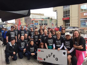 Vuteq employees at the 2019 Heart & Stroke Big Bike fundraising event.