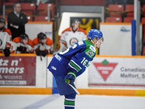 The Melfort Mustangs season came to an end at the Northern Lights Palace on Tuesday night after a 3-1 loss to the Yorkton Terriers. Omar Sherif / The Journal