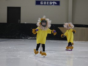 Skaters as young as three years old participated in the Devon Skating Club’s year-end carnival last Saturday at Dale Fisher Arena. (Ted Murphy)