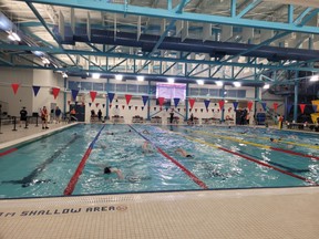 Fifteen members of the Wetaskiwin Orca Lifesaving Club competed at the swim meet in Camrose March 11 and 12. and earning many new personal best times and one new provincial record was set by William Allaway-Brager in the 100m Rescue Medley.